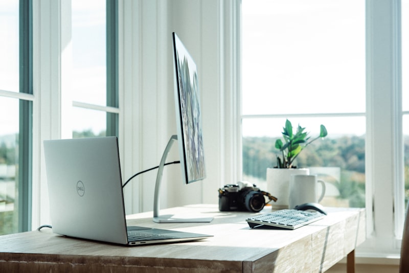 NOVU DeskNest magnetic cable organiser keeping desk tidy