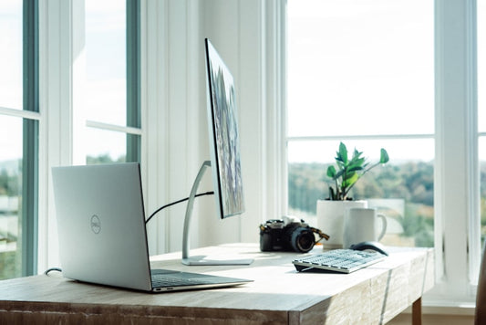 NOVU DeskNest magnetic cable organiser keeping desk tidy